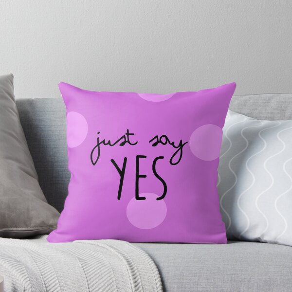 Item preview, Zoe - Just Say Yes - Pink - A designed and sold by 4ogo Design.