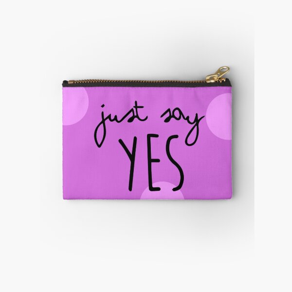 Item preview, Zoe - Just Say Yes - Pink - A designed and sold by 4ogo Design.