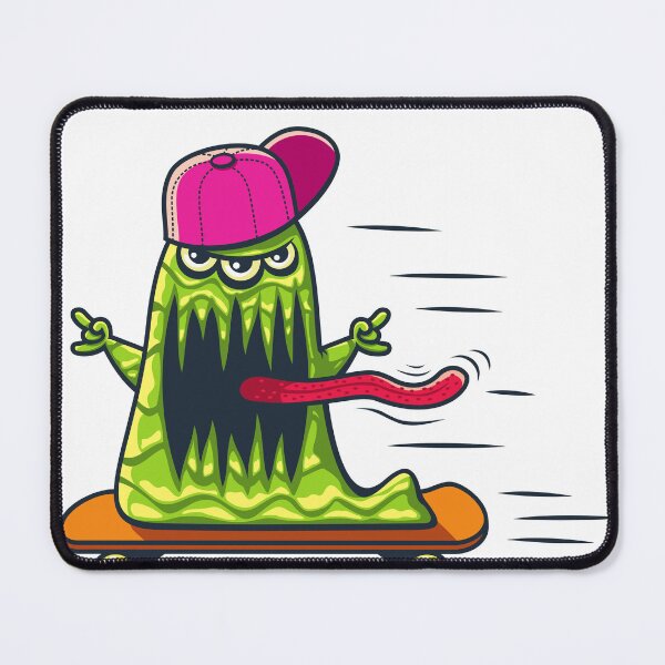 Item preview, monster on skateboard designed and sold by Thesaifstore1.
