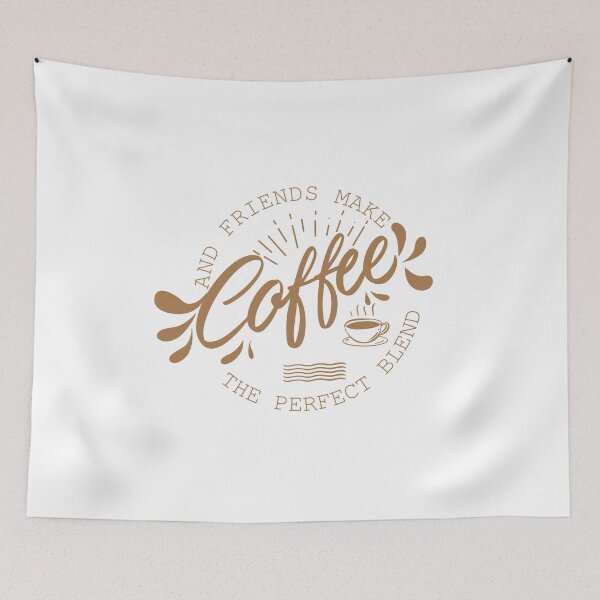 Item preview, Coffee and friends make the perfect blend designed and sold by RedPic01.