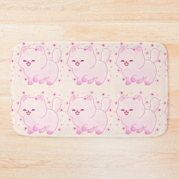 Item preview, Cherry blossom cat with a peachy color designed and sold by MeowMeowsShop.