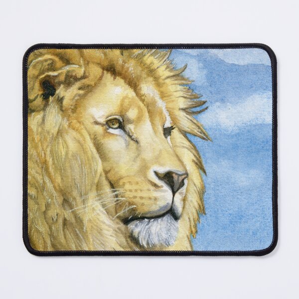 Aperçu de l'œuvre Aquarelle du zodiaque Lion créée et vendue par Raven Studio.