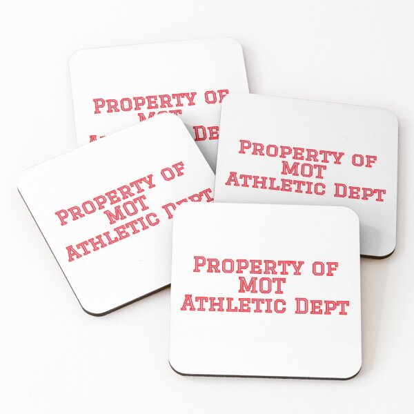 Item preview, Property of MOT Athletic Department (Jewish Athletes) red designed and sold by NJGDesigns.