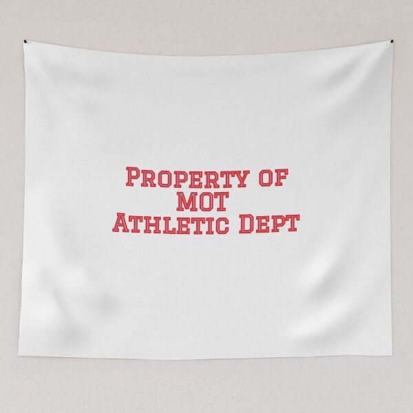 Item preview, Property of MOT Athletic Department (Jewish Athletes) red designed and sold by NJGDesigns.
