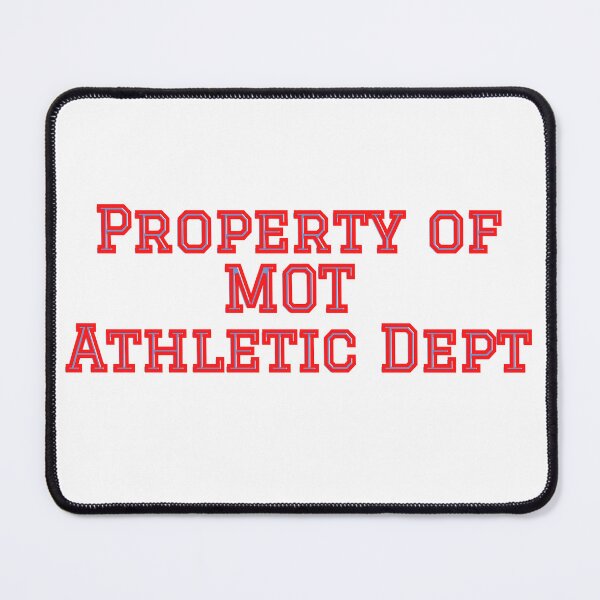 Item preview, Property of MOT Athletic Department (Jewish Athletes) red designed and sold by NJGDesigns.