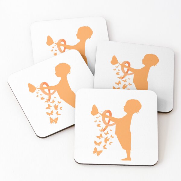 Item preview, Orange Ribbon Butterfly  Awareness designed and sold by euphoriashop4.