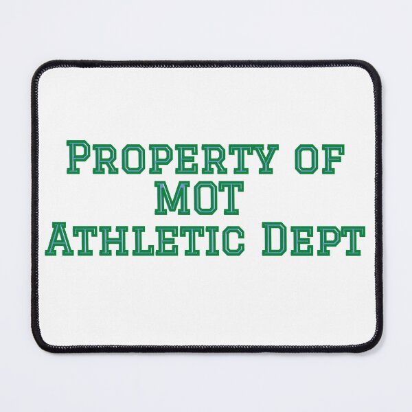 Item preview, Property of MOT Athletic Department (Jewish Athletes) green designed and sold by NJGDesigns.