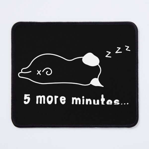 Item preview, Sleeping pug puppy 5 more minutes design designed and sold by high5doodle.