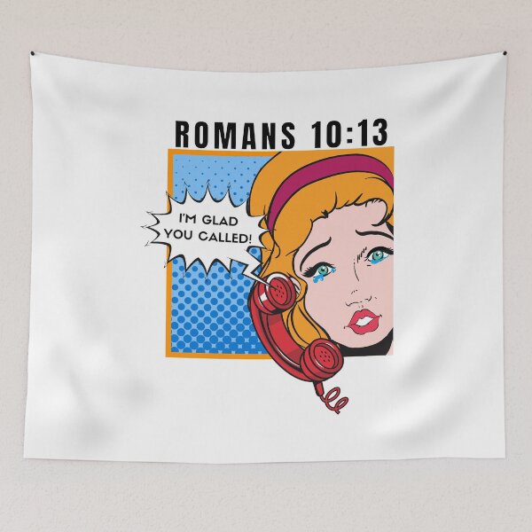Item preview, Comic book, pop art style, Jesus is calling Bible verse Christian quote easter designed and sold by Emily Roberts.