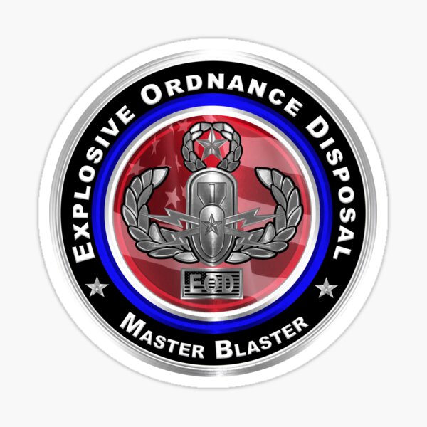 Item preview, EOD Master Badge Customized Design  designed and sold by SoldierAlways.