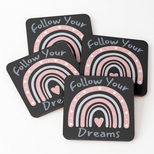 Item preview, Follow Your Dreams. Dream On, Dream Bigger. Motivational Quote. designed and sold by That Cheeky Tee.
