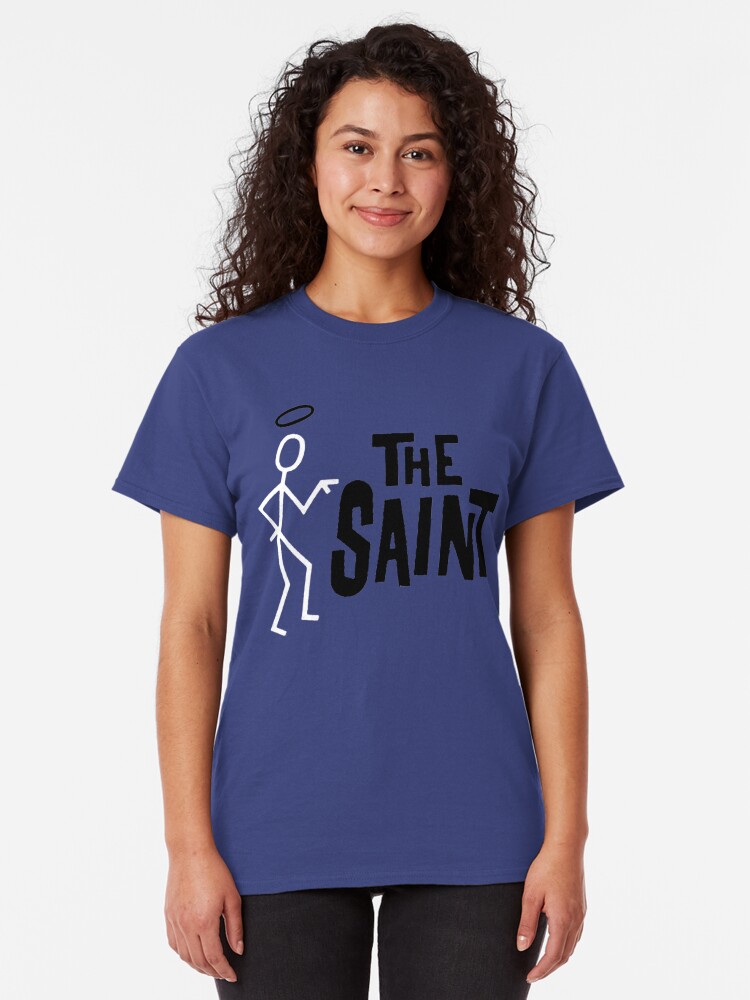 "The Saint" T-shirt by halibutgoatramb | Redbubble