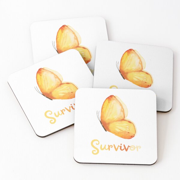 Item preview, Orange Ribbon Butterfly Survivor Leukemia Awareness designed and sold by euphoriashop4.