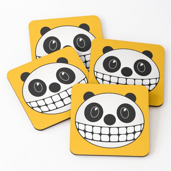 Item preview, Smiley Face Panda designed and sold by RawSunArt.