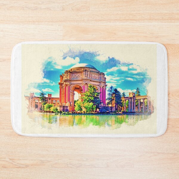 Item preview, Palace of Fine Arts, San Francisco - watercolor painting designed and sold by NickoPrints.
