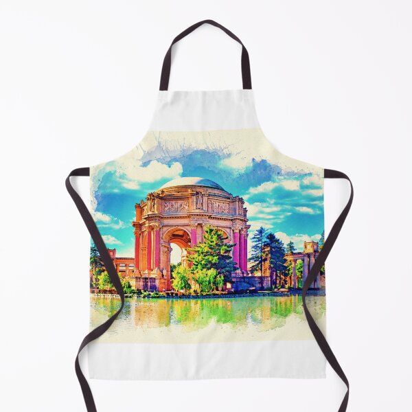 Item preview, Palace of Fine Arts, San Francisco - watercolor painting designed and sold by NickoPrints.