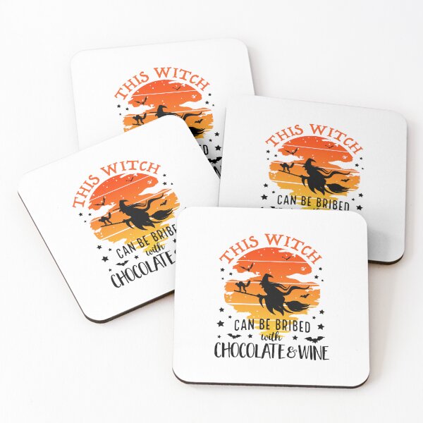 Item preview, Funny This Witch Can Be Bribed With Chocolate and Wine designed and sold by dbreeze10.