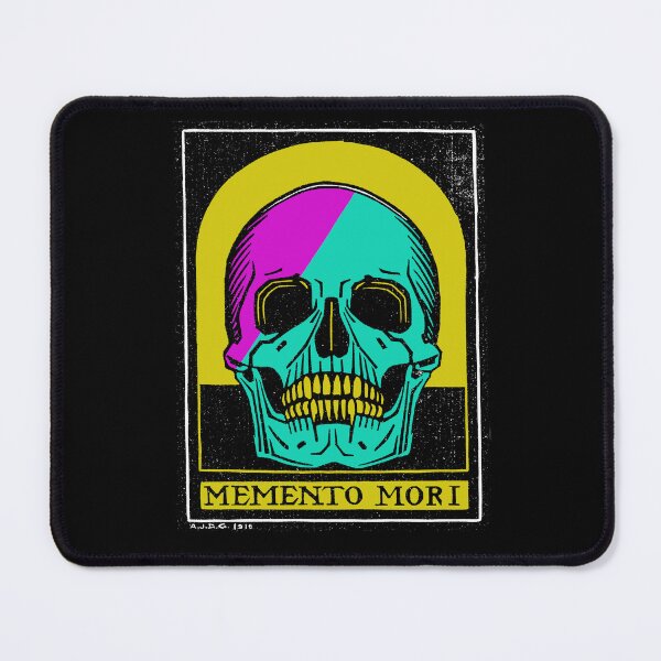 Item preview, Memento Mori Modern Gothic Skull by Julie De Graag designed and sold by fuseleven.