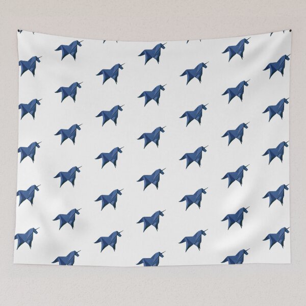 Item preview, origami unicorn designed and sold by Meo Design.