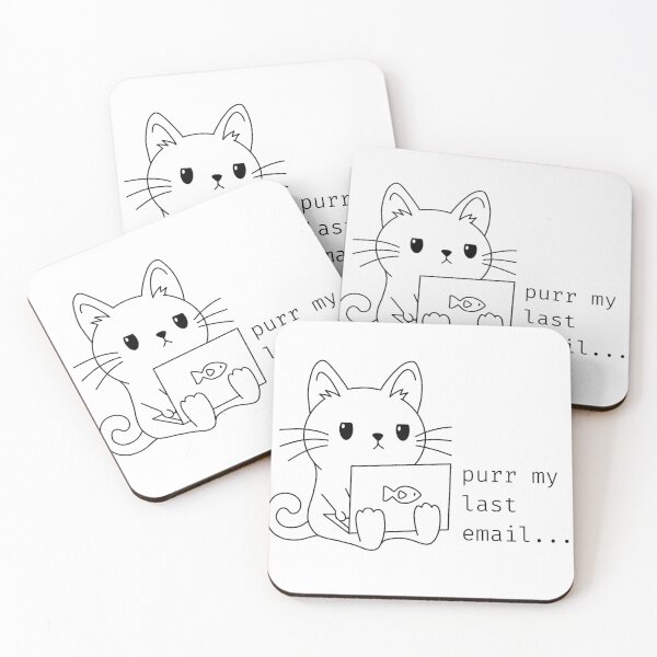 Item preview, Purr My Last Email - Funny designed and sold by FolienDesigns.