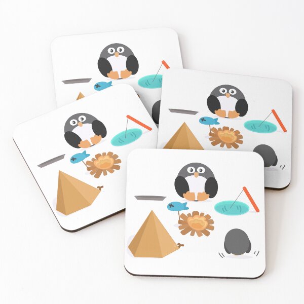 Item preview, Camping Penguins designed and sold by MILdecals.