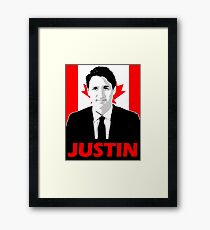 JUSTIN Framed Print