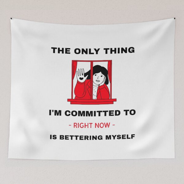 Item preview, The Only Thing I'm Committed To Right Now Is Myself Essential T-Shirt designed and sold by bestfunonline.