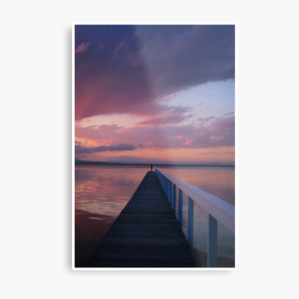 Long Jetty Metal Print