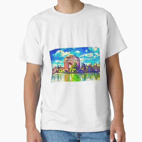 Item preview, Palace of Fine Arts, San Francisco - impasto oil painting designed and sold by NickoPrints.