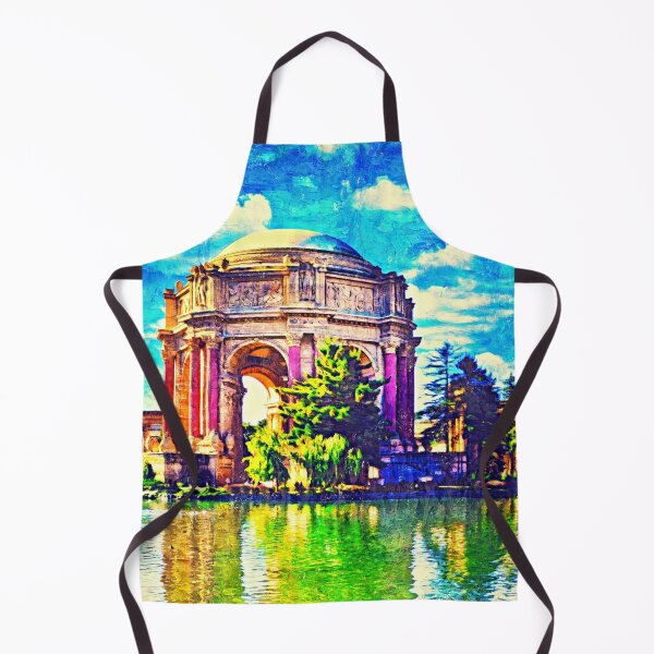 Item preview, Palace of Fine Arts, San Francisco - impasto oil painting designed and sold by NickoPrints.