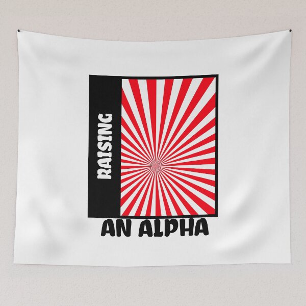 Item preview, Raising An Alpha Sticker designed and sold by bestfunonline.