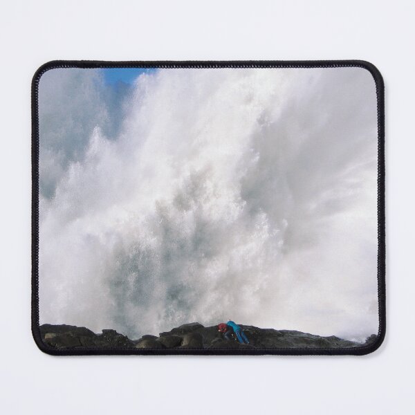 Item preview, Too Close | Storm Wave Explodes Over Friends On Oregon Coast designed and sold by arlutai.