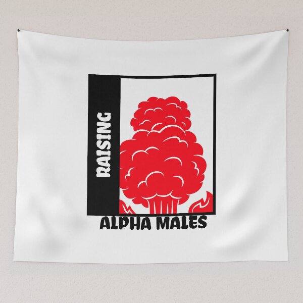 Item preview, Raising Alpha Males Sticker designed and sold by bestfunonline.