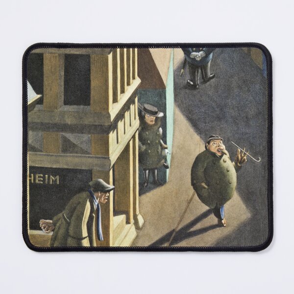 Item preview, Nächtliche Strassenszene by Georg Scholz - Vintage Art designed and sold by RickE.