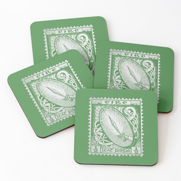 Item preview, Vintage Irish Postage Stamp Éire Leath Phingin 1/2p designed and sold by gobantsaoir.