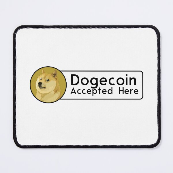 Item preview, DOGECOIN ACCEPTED HERE designed and sold by Crypto Pirates.