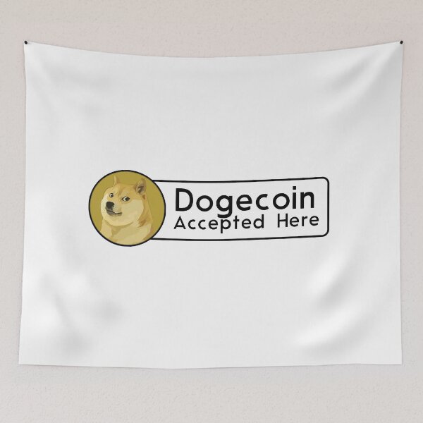 Item preview, DOGECOIN ACCEPTED HERE designed and sold by Crypto Pirates.