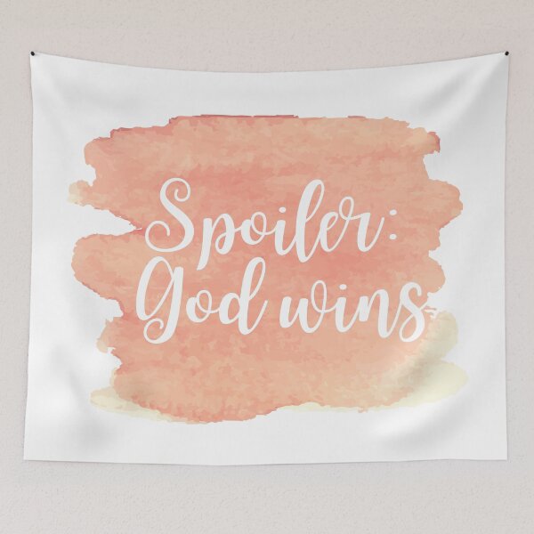 Item preview, Spoiler: God Wins - Watercolor designed and sold by KarolinaPaz.