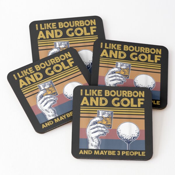 Item preview,  I Like Golf And Bourbon And Maybe 3 People designed and sold by peachlovey.