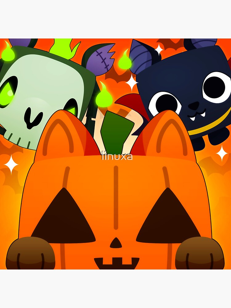 "Codes For Pet Simulator X Halloween" Sticker for Sale by linuxa