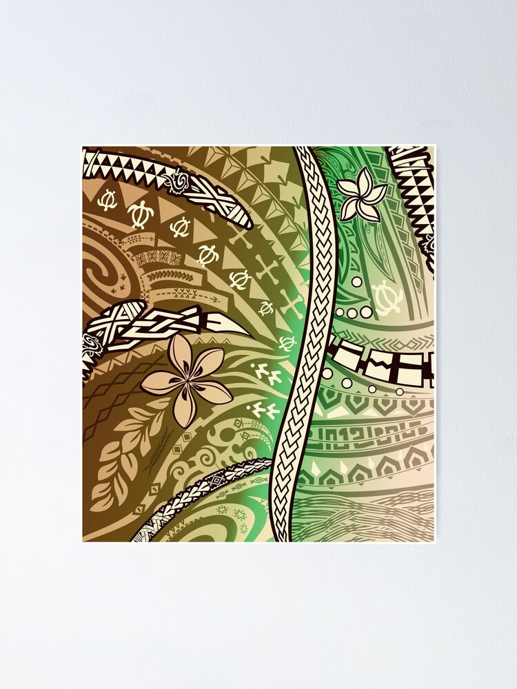 Polynesian Hawaiian Tribal Artboard 2024 Poster For Sale By   Fposter,small,wall Texture,product,750x1000 