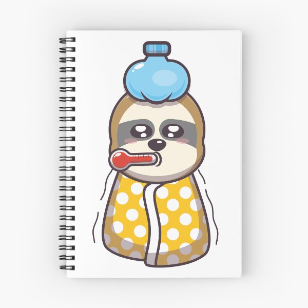 Item preview, Cute sloth sick cute cartoon animal illustration designed and sold by ELBStore.