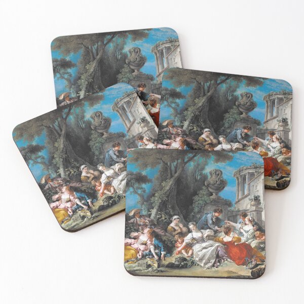 Item preview, Francois Boucher's The Bird Catchers (1748) famous painting designed and sold by prince146.