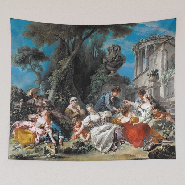 Item preview, Francois Boucher's The Bird Catchers (1748) famous painting designed and sold by prince146.