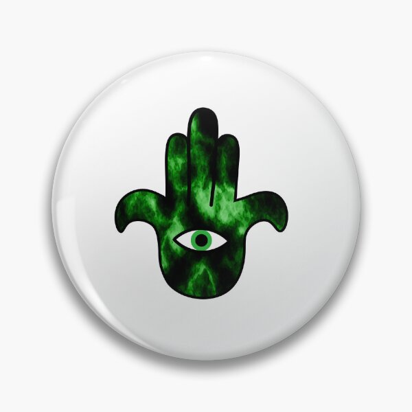 Item preview, Hamsa - Green Clouds designed and sold by Colorful Dreams  Art By Kai.