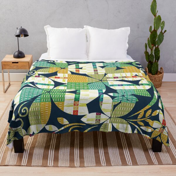 Item preview, Retro Japanese Textile in Floral Pattern designed and sold by RyanCaudell.