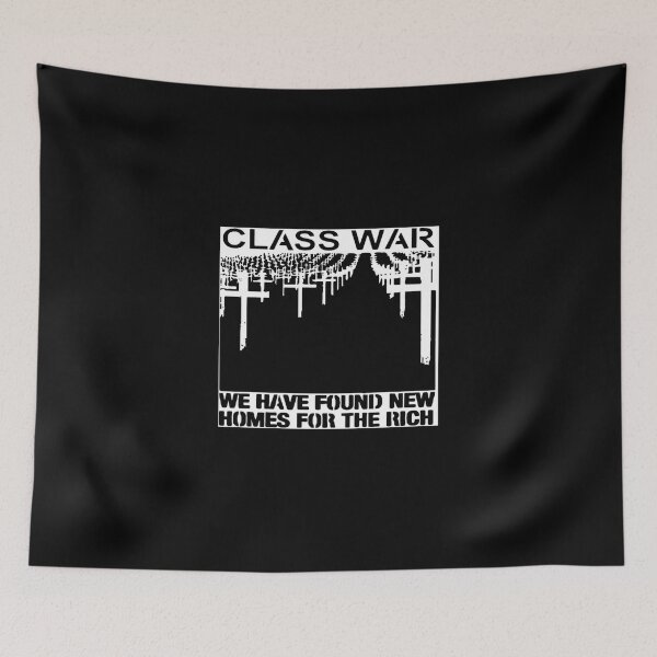 Item preview, Class War We Have Found New Homes For The Rich Tank Top designed and sold by rikazr6sr1.