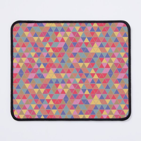 Item preview, Colourful triangles 2 - geometrical pattern designed and sold by Julia Rudens.