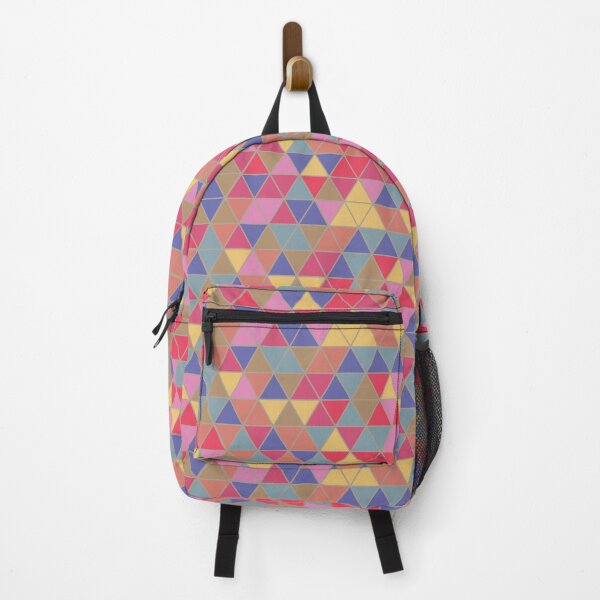 Item preview, Colourful triangles 2 - geometrical pattern designed and sold by Julia Rudens.