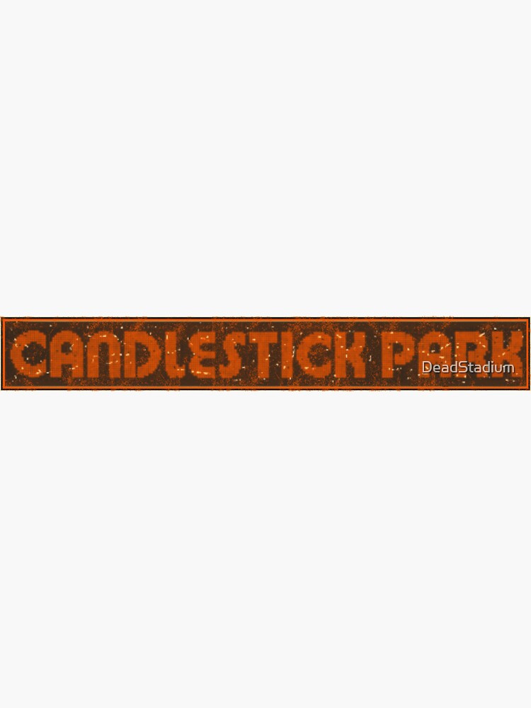 Vintage San Francisco Giants Candlestick Park Art by Row One Brand